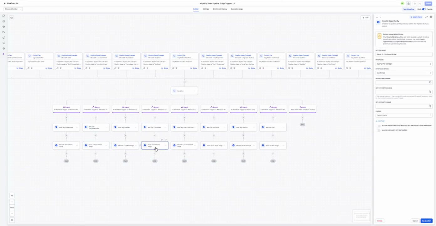 Qualify Sales Pipeline Trigger Move to Unqualified Stage at 03:37