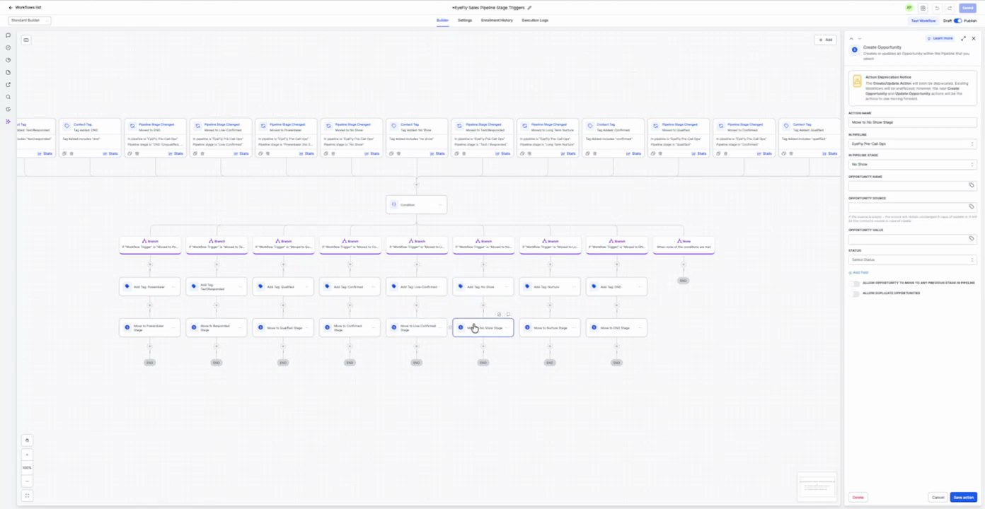 Qualify Sales Pipeline Trigger Move to Long Term Nurture Stage at 03:44