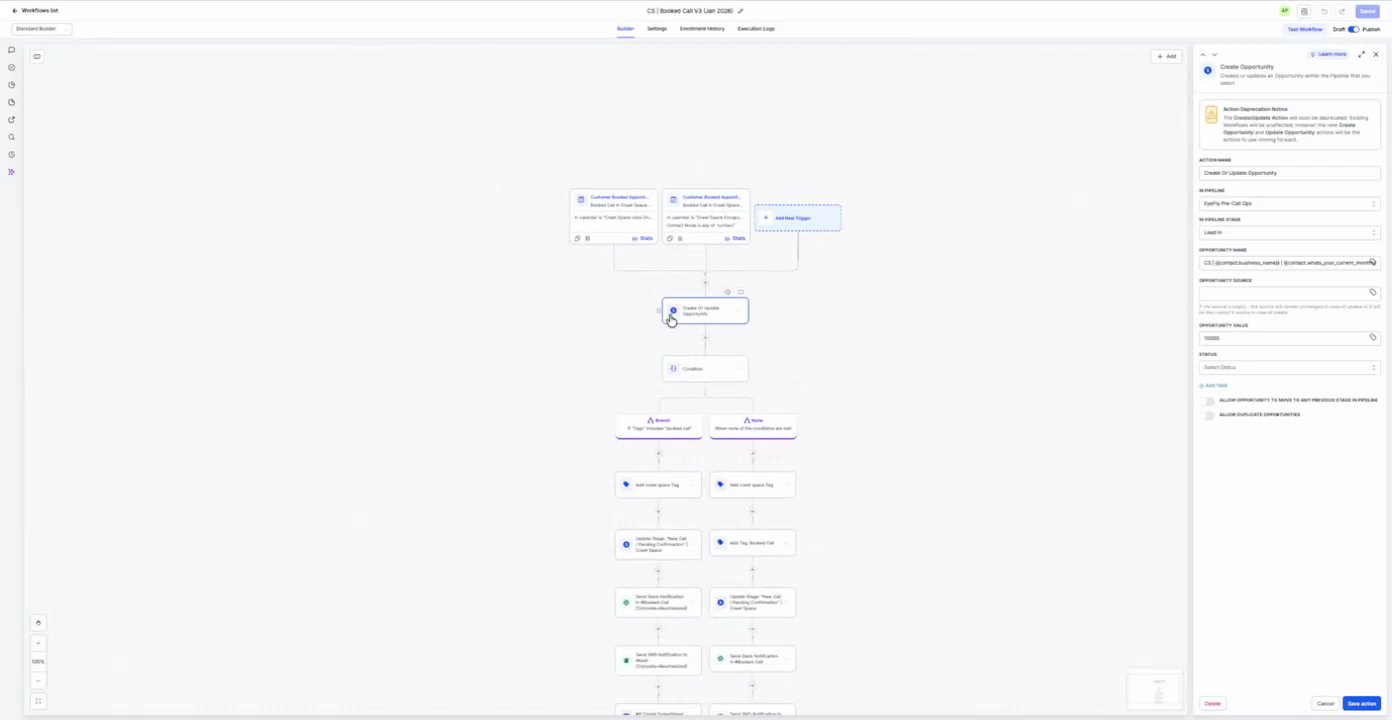 CS: Onboard Sales Call Live Chat Create Opportunity at 05:17