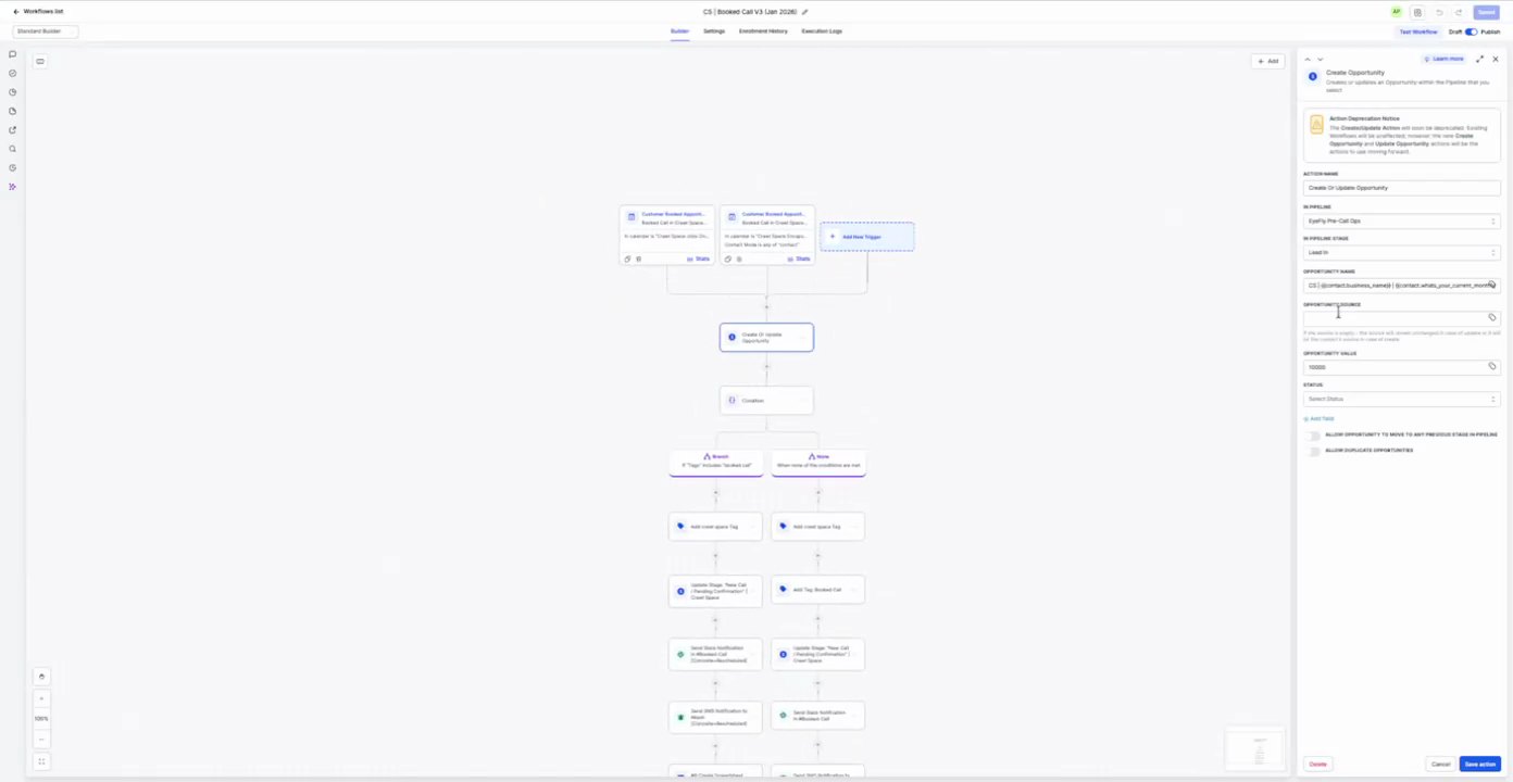 CS: Onboard Sales Call Live Chat Create Opportunity at 05:18
