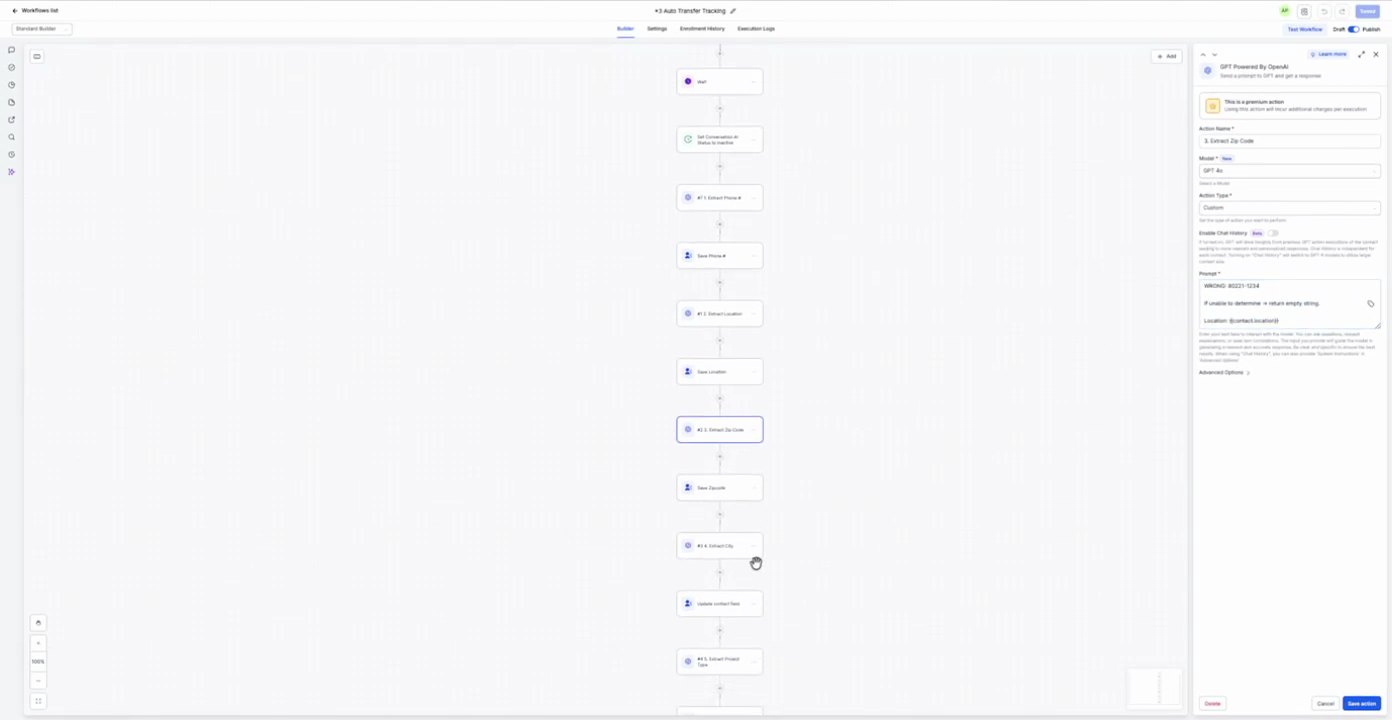 +4 App Transfer Tracking Update Zip Code at 12:48