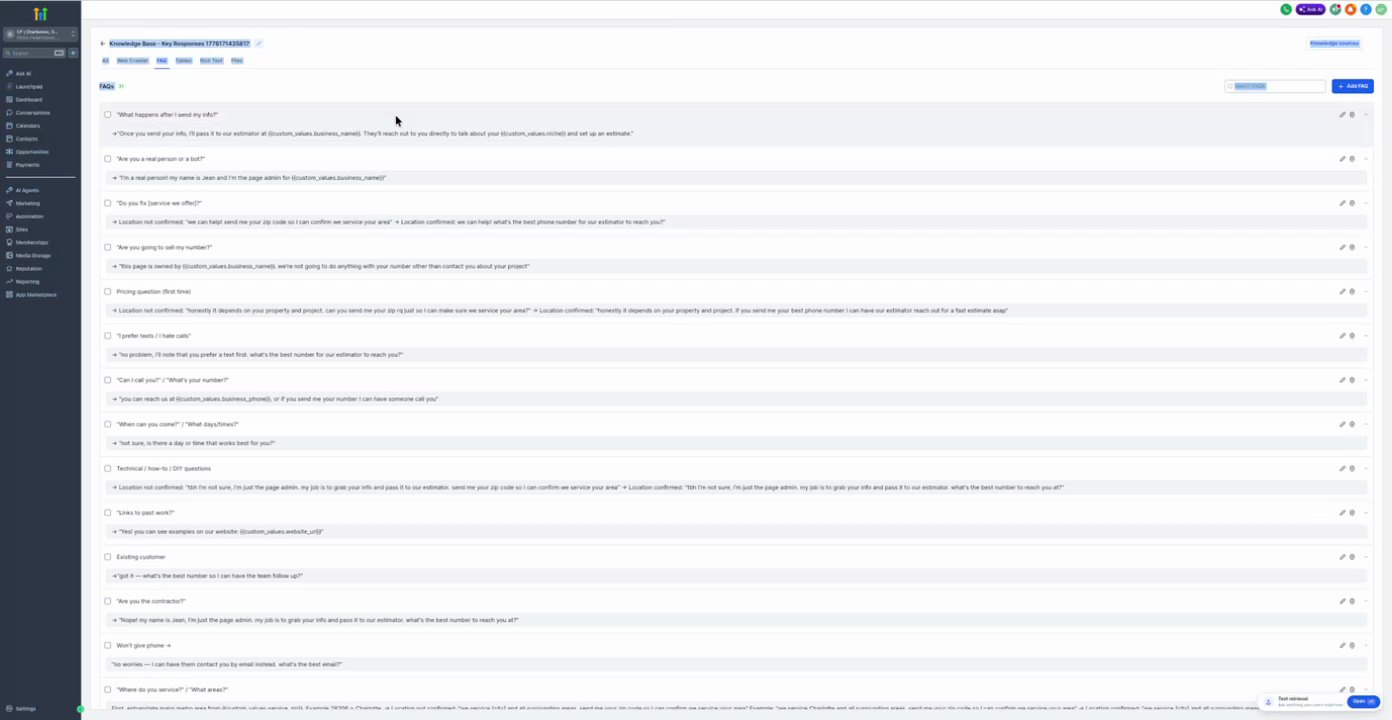 Knowledge Base - Key Responses 1776171435817 (FAQs) Pricing question (repeated) at 21:36